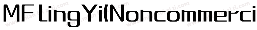 MF LingYi(Noncommercial) Regular字体转换